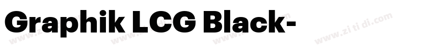 Graphik LCG Black字体转换 Graphik LCG Black字体转换